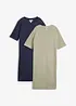 Abito t-shirt (pacco da 2), bonprix