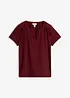 Maglia in cotone con scollo particolare, bonprix