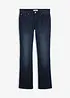 Jeans bootcut elasticizzati, vita media, bonprix
