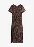 Abito midi in morbido mesh, bonprix