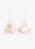 Reggiseno con coppe preformate e pizzo delicato, bonprix