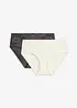 Slip alto con pizzo (pacco da 2), bonprix