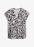 Blusa a maniche corte in viscosa fluente, bonprix