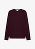 Maglione a trecce in filato fine, slim fit, bonprix