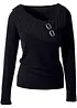 Maglione in filato fine di misto cotone, bonprix