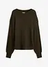 Maglione traforato oversize, bonprix