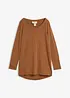 Maglia a maniche lunghe in jersey slub leggero, bonprix
