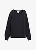 Maglione in maglia operata di misto cotone, bonprix