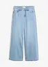 Jeans wide leg, vita media, bonprix