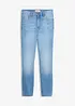 Jeans skinny cropped, vita alta, bonprix