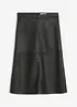 Gonna midi in similpelle, bonprix