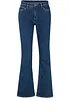 Jeans bootcut in cotone biologico, vita media, bonprix