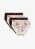 Slip alto con cotone (pacco da 4), bonprix
