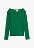 Maglia a costine corta con puro cotone biologico, bonprix