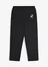 Pantaloni in felpa di puro cotone biologico, wide leg, bonprix