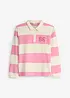 Felpa stile polo in puro cotone biologico, bonprix
