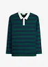 Polo a maniche lunghe in cotone biologico morbido, bonprix