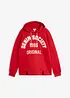 Felpa oversize in puro cotone con cappuccio, bonprix