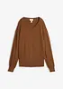 Cardigan in filato fine di misto viscosa morbido, bonprix