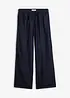 Jeans wide leg leggeri, vita media, bonprix