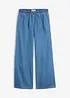 Jeans wide leg leggeri, vita media, bonprix