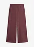 Pantaloni larghi in piquet, bonprix