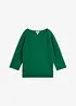 Maglia strutturata in interlock di misto cotone, bonprix