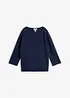 Maglia strutturata in interlock di misto cotone, bonprix