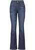 Jeans bootcut termici, vita alta, bonprix