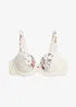 Reggiseno con coppe preformate e pizzo delicato, bonprix
