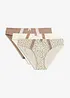 Slip (pacco da 3) con cotone, bonprix