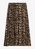 Gonna di chiffon con effetto crinkle, bonprix