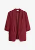 Blazer lungo con maniche drappeggiate, bonprix