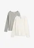Maglia a maniche lunghe (pacco da 2), bonprix