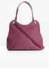Borsa a mano in similpelle scamosciata, bonprix
