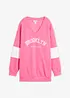 Felpa oversize in misto cotone, bonprix