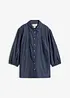 Camicia di jeans con maniche a sbuffo in cotone biologico, bonprix
