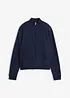 Felpa con zip in puro cotone biologico, bonprix