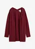 Cardigan lungo in morbida felpa di misto cotone, bonprix