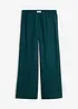 Pantaloni con elastico in vita in misto viscosa operato, bonprix