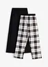 Pantaloni pigiama lunghi in puro cotone biologico (pacco da 2), bonprix