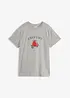 T-shirt con cotone dalla vestibilità morbida, bonprix