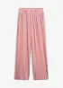 Pantaloni in jersey effetto velluto, bonprix