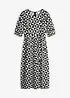 Abito midi in puro cotone, bonprix