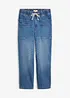 Jeans straight cropped, vita alta, bonprix