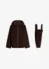 Giacca prémaman 3 in 1 in pile teddy con inserto babywearing, bonprix