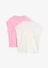 T-shirt in puro cotone biologico (pacco da 2), bonprix