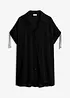 Camicia da spiaggia oversize in crinkle operato, bonprix