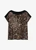Maglia con carré in raso, bonprix