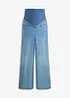 Jeans prémaman larghi in denim elasticizzato, full length, bonprix